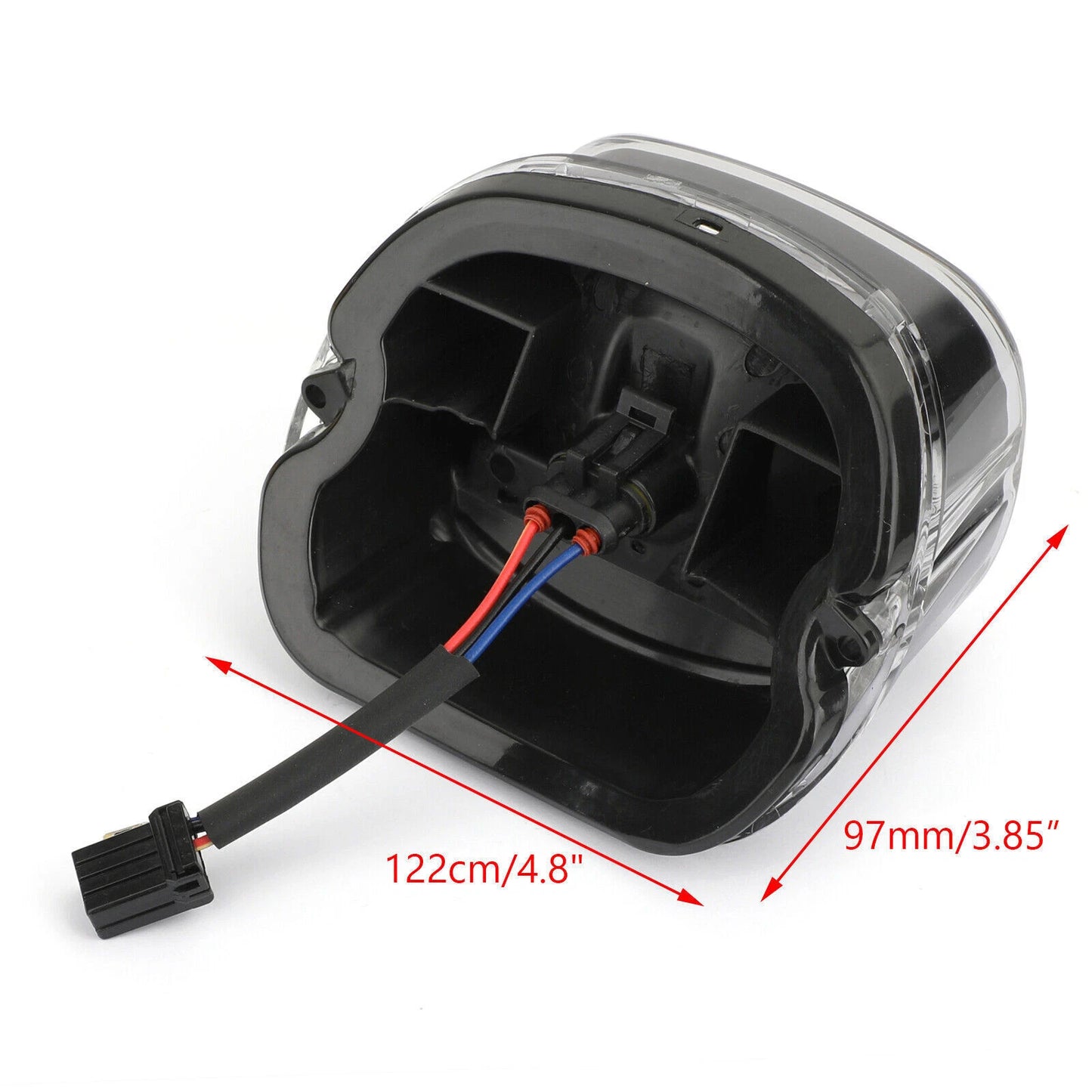 Red Tail Light for Harley Road King, Glide, Softail, Touring (2014-2023)
