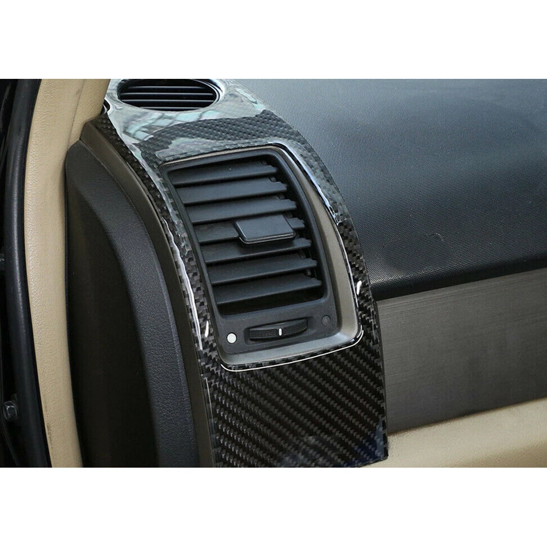 Real Carbon Fiber Side Air Vent Outlet Panel Cover for Honda CR-V (2007-2011)