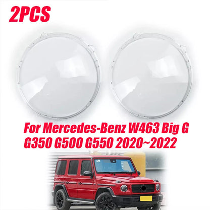 Headlight Lens Shell for Mercedes-Benz W463 Big G G350 G500 G550 (2020–2022)