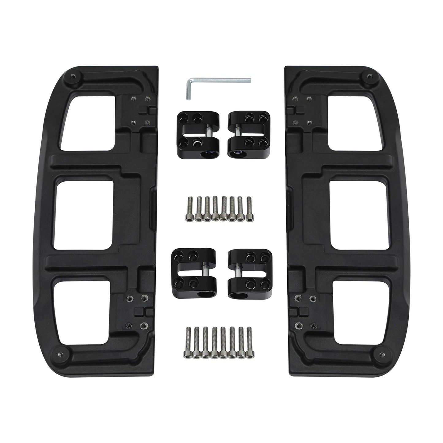 Matte Black Driver Footboard for Harley Road King, Glide (2009-2024)