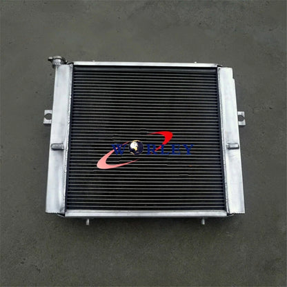 Aluminum Radiator & Fan for Toyota Forklift 6FG25 7FD20 7FG20 8FGJ35