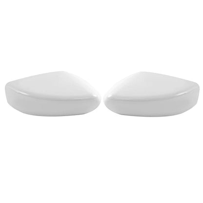 White Left & Right Side Mirror Cover Caps for Nissan Altima (2013-2018)