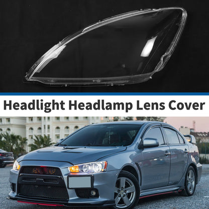 1 x Front Left Headlight Lens Cover for Mitsubishi Lancer (2004-2007) Clear