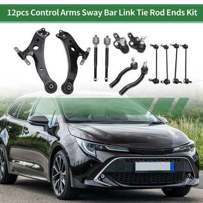 12 x Front Suspension Kit Lower Control Arms for Toyota Camry (2007-2011)