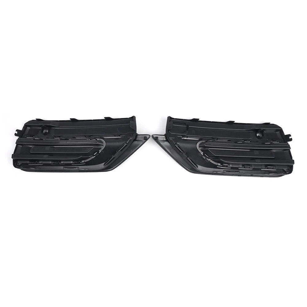 Front Bumper Fog Light Grille Glossy Black for Volvo XC90 (2020-2024)