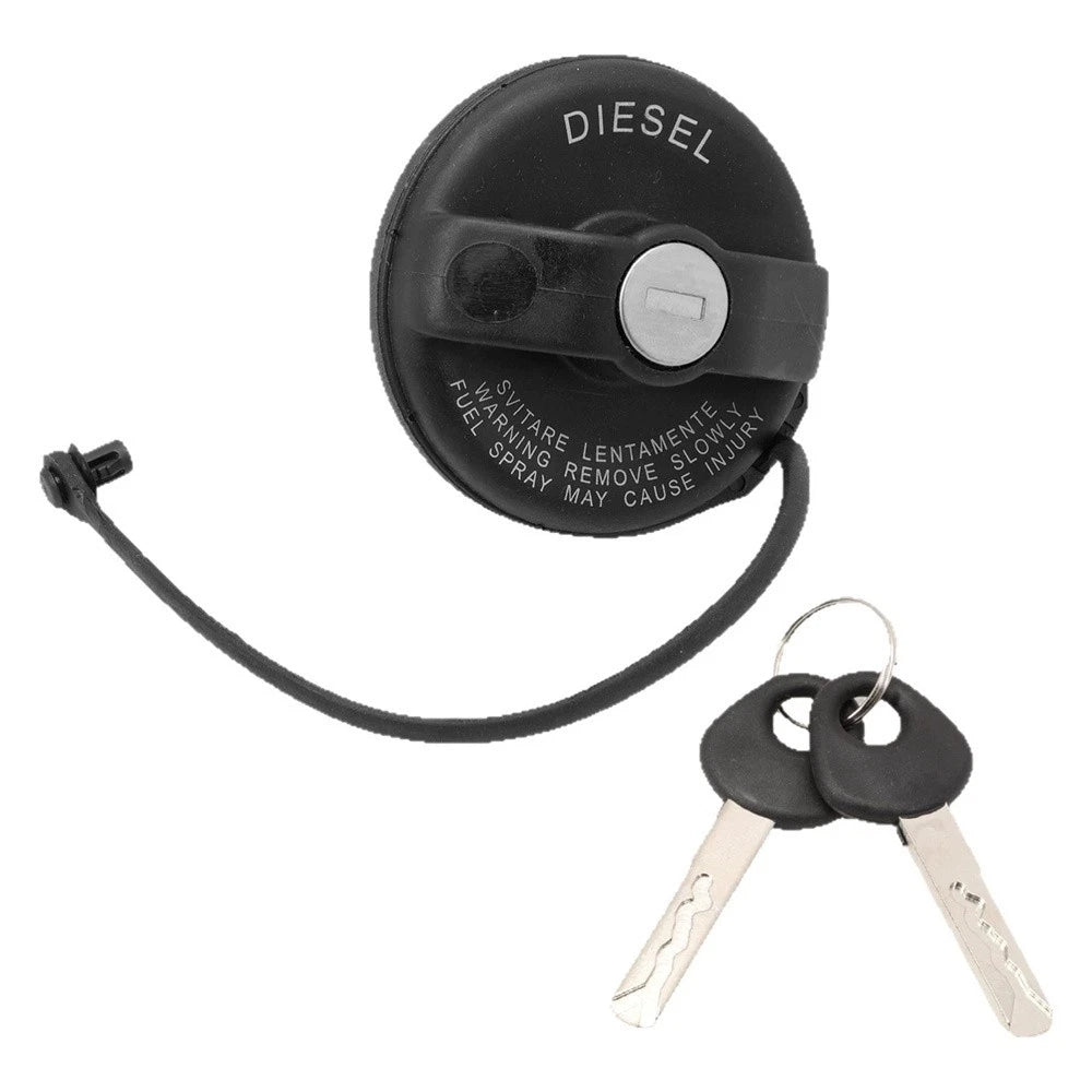 Fuel Tank Cap w/ 2 Keys for 2006-Up Fiat Ducato, Peugeot Boxer, Jumper