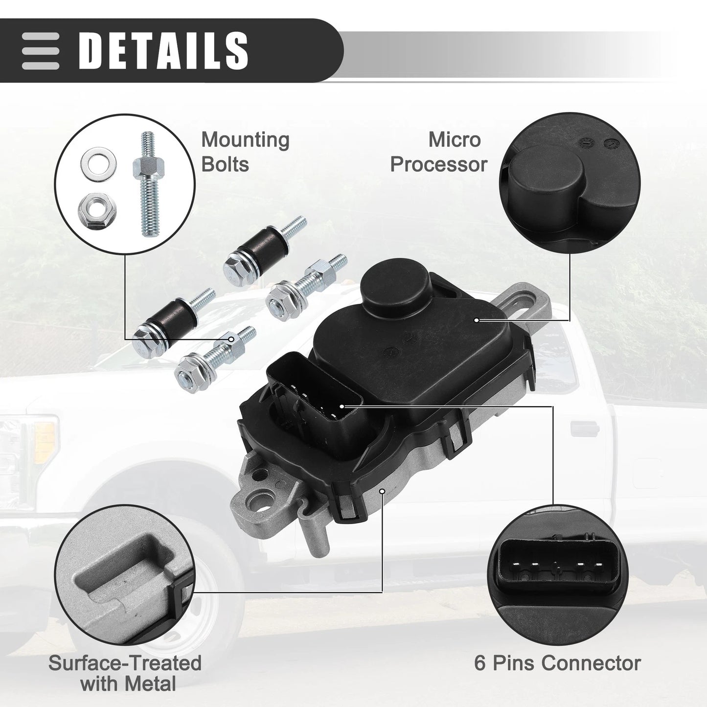 FPDM Fuel Pump Driver Module w/ Mounting Bolts for Ford Lincoln Mazda (2000-2010)