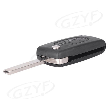 Remote Key Fob Shell Case for CITROEN Peugeot C2 C3 C4 C5 C6 C8