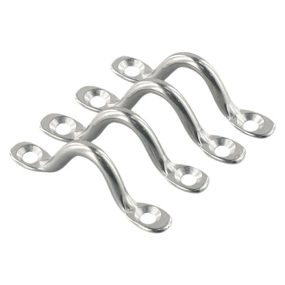 4 x Wire Eye Straps for Yacht Bow Camel Back Canopy