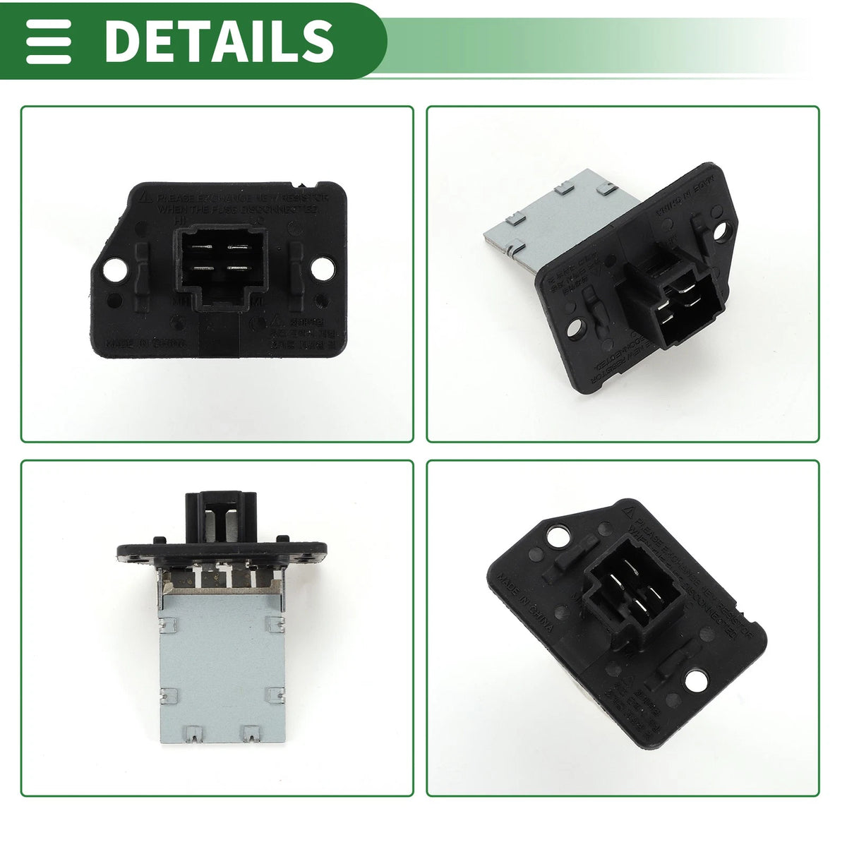Blower Motor Resistor for Hyundai Terracan, Kia Sorento (2001-2009)