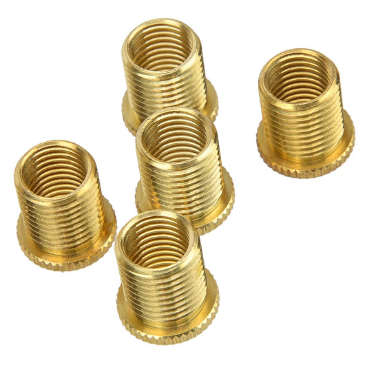 10Pc M10x1.25 Aluminum Gear Knob Thread Insert Nuts for Universal Fit