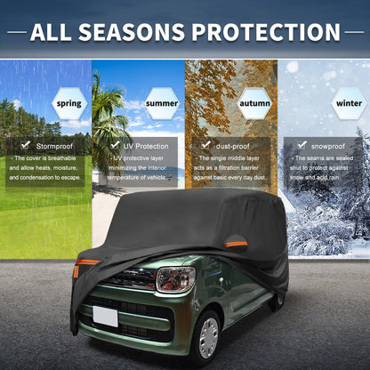 Waterproof Aluminum Film Cotton Car Cover for Suzuki Spacia (2015-2023)