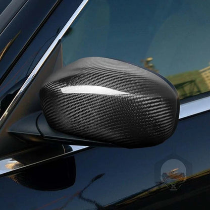 REAL Carbon Fiber Rearview Mirror Cap Cover Trim Fit for Chrysler 300C 2003-2011