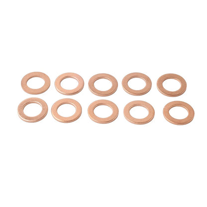 10 x M12 Universal Copper Oil Drain Plug Gasket Seal Ring