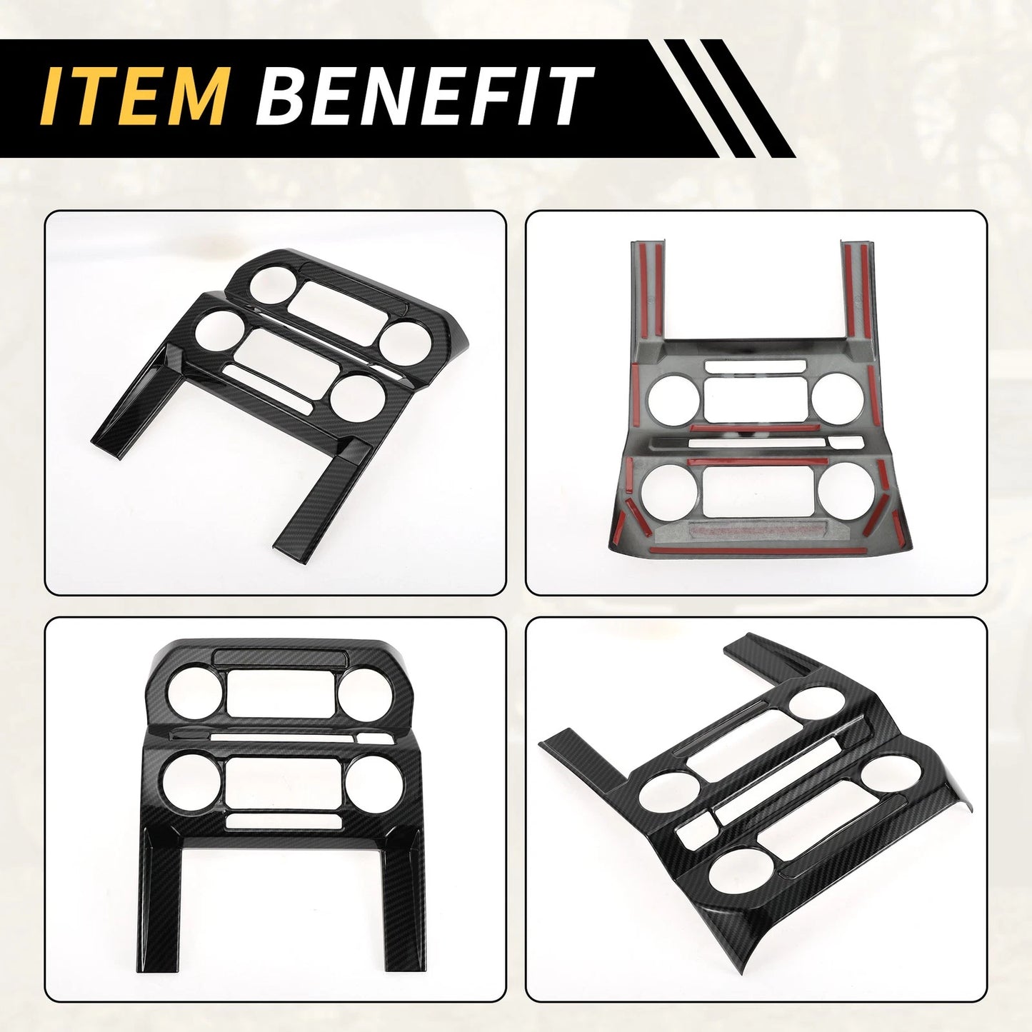 Central Control Panel Cover Trim for Ford F-150 (2015-2020)