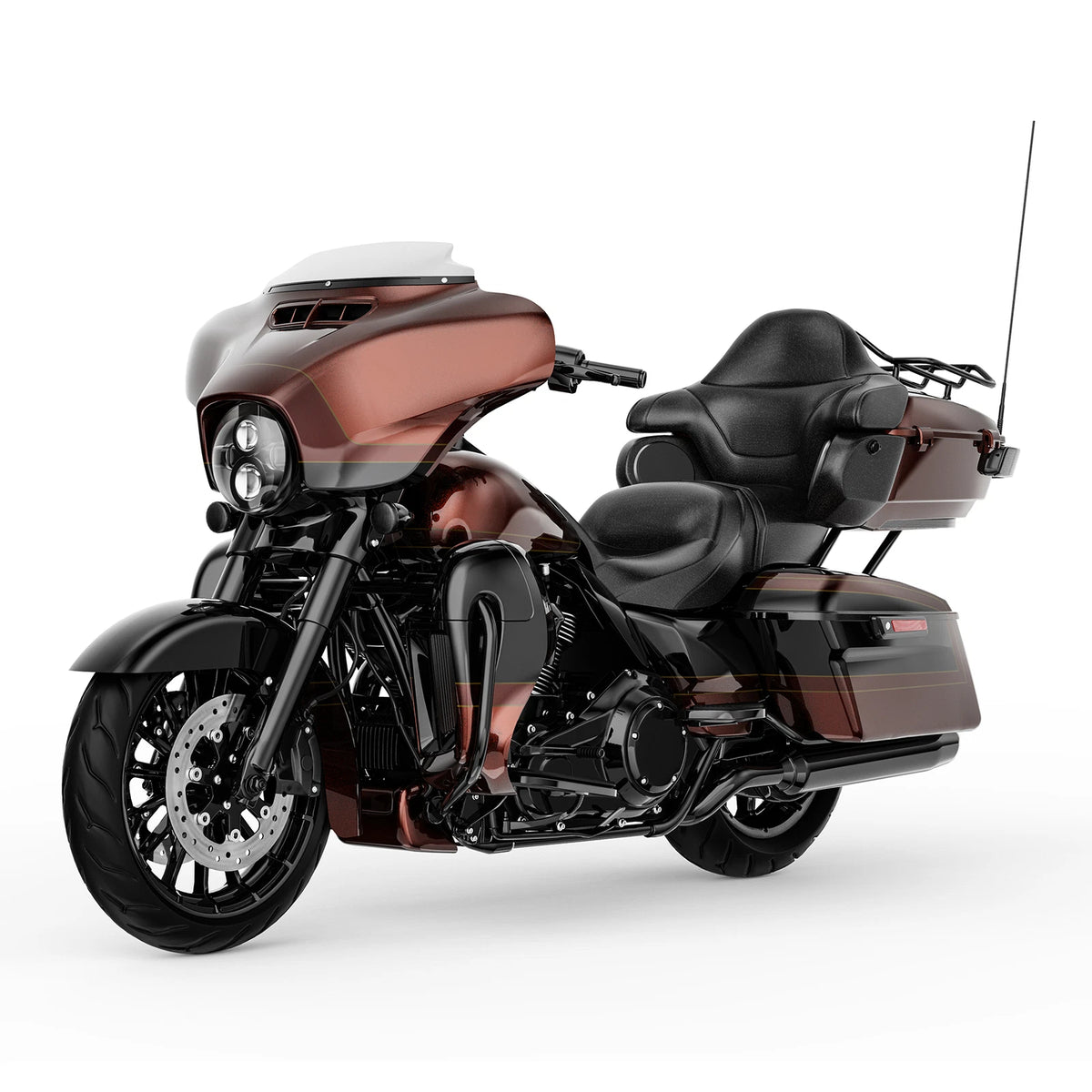 Outer Fairing Skirt for Harley CVO 2019 Auburn Sunglo Black Hole Rich Bourbon