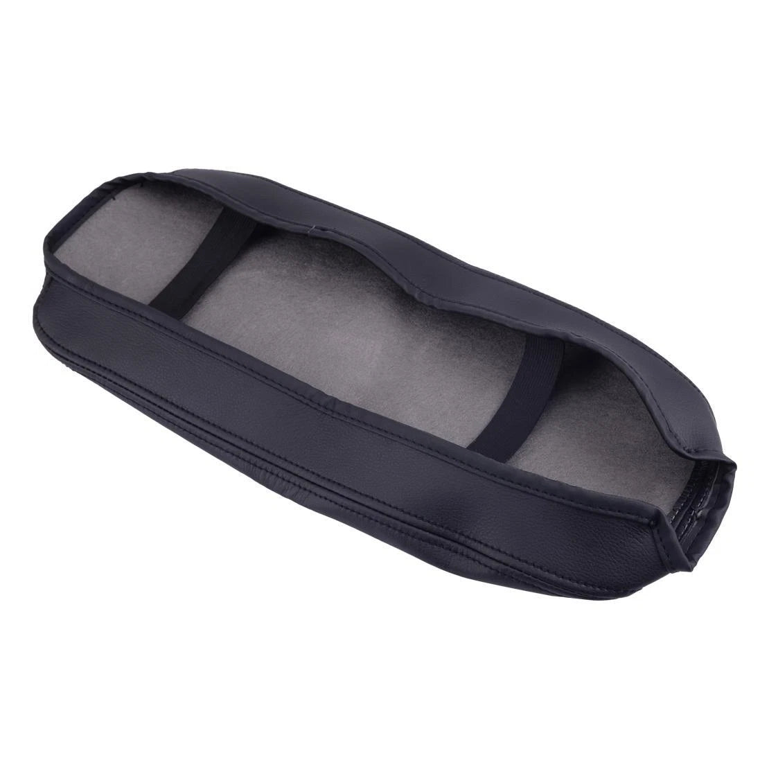 Black Rim Console Armrest Storage Box Cover for Toyota RAV4 (2019-2023)