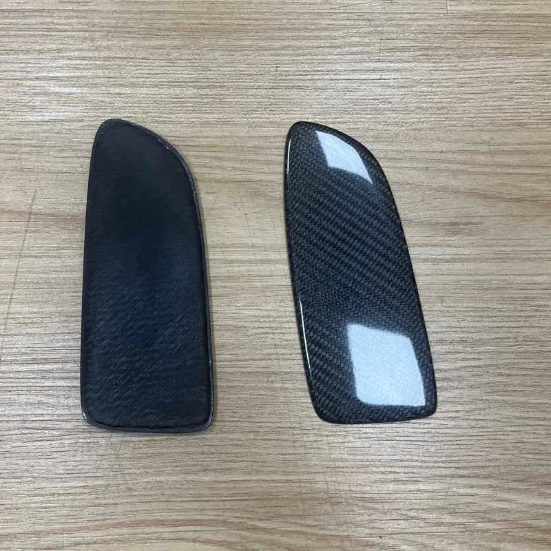 Real Carbon Fiber Rear Spoiler End Caps for Mitsubishi 3000GT 1990-1999