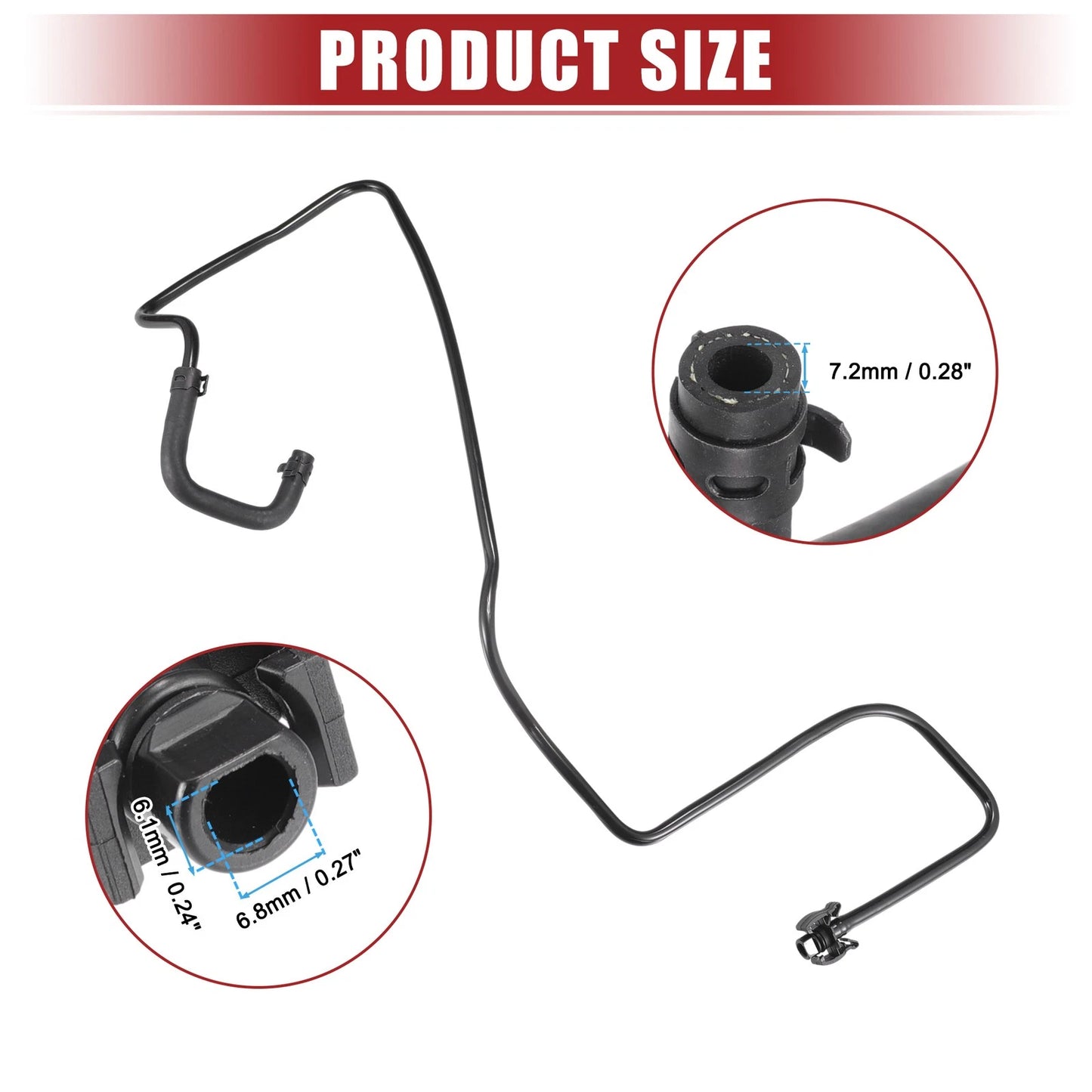 Coolant Reservoir Tank Hose for Ford Fiesta (2011-2019)