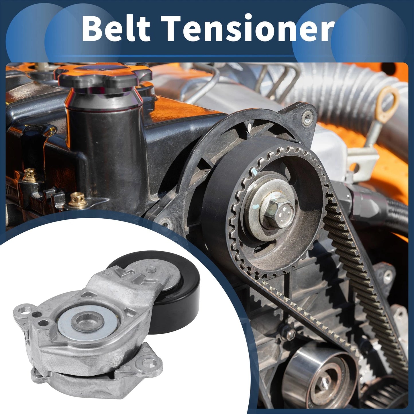 Belt Tensioner Metal 1 Pc for Toyota Yaris (2016–2024)