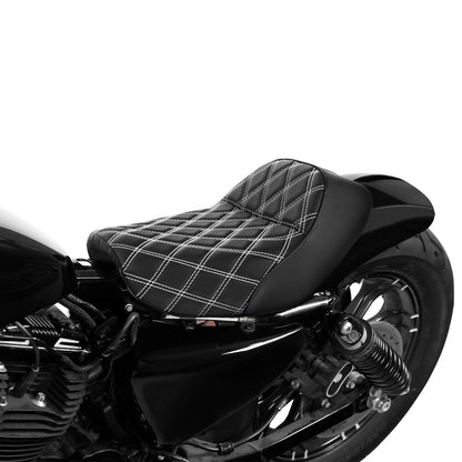 Black Rider Solo Seat Cushion for Harley Sportster Forty Eight (2010-2022)