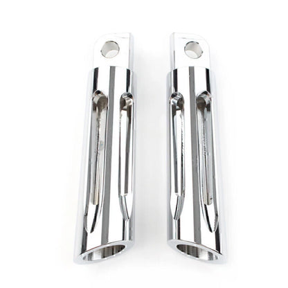 CNC Chrome Foot Pegs for Harley Touring Sportster Dyna Softail