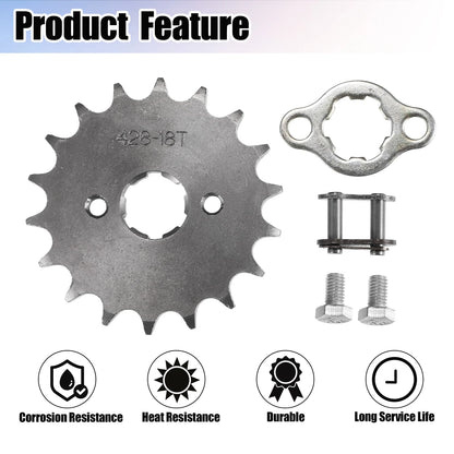 18T 20mm Front Engine Sprocket for Dirt Bike Mini Bike