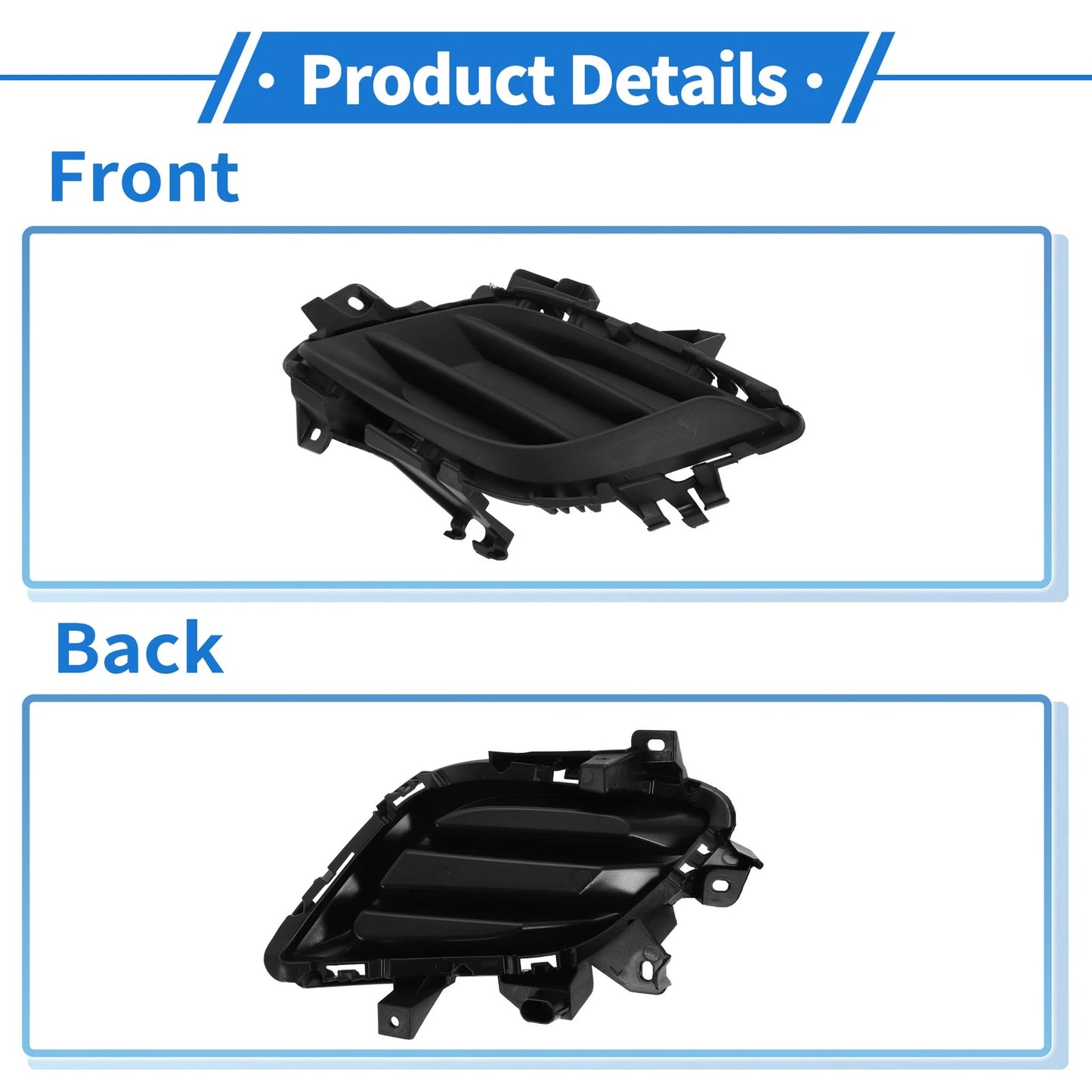 Fog Light Covers 1 Pair for Mazda 6 Grand Touring (2003-2008)