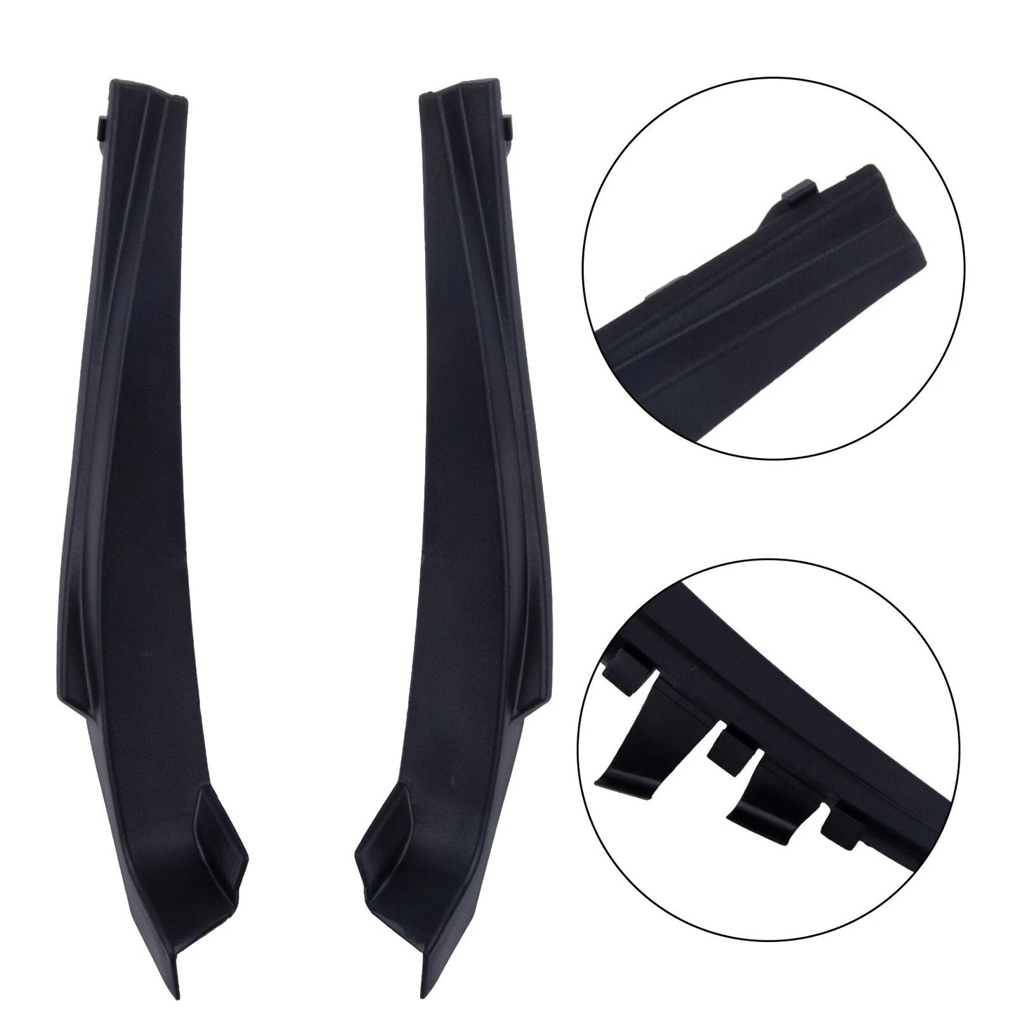 2 x Front Wiper Side Cowl Extension Cover for Nissan Sentra (2013–2019)
