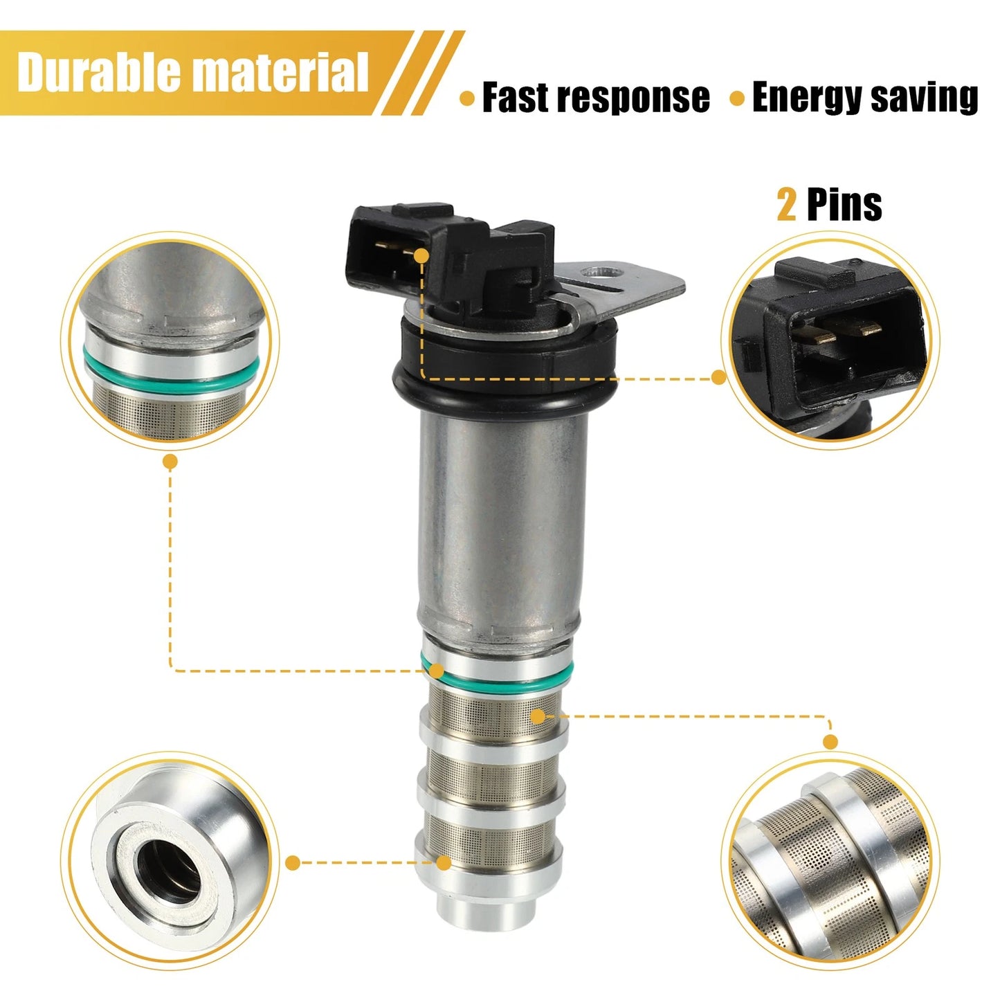 2 x Variable Valve Timing Solenoids for BMW M3 M4 M2 3.0L (2012-2020)