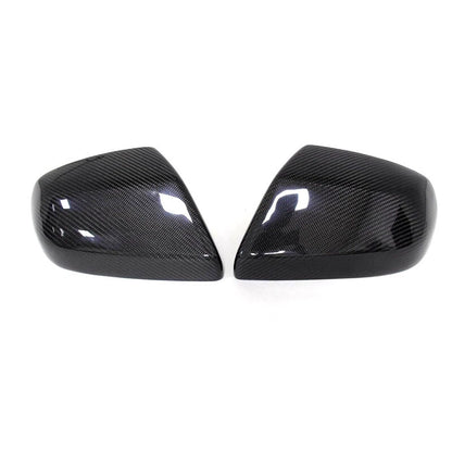 Replacement Carbon Fiber Side Mirror Cover Shell Fit For Cadillac ATS 2014-2018