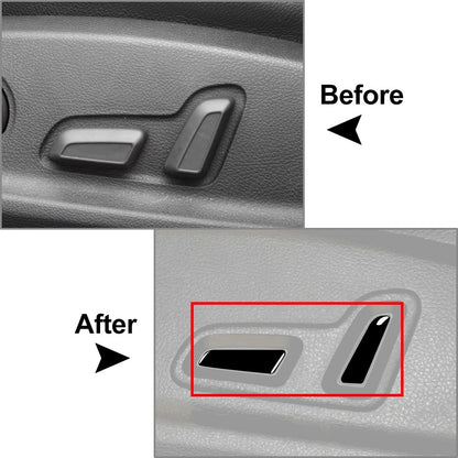 Seat Adjustment Button Cover Trim for Audi A4 A5 S4 RS4 (2016-2023)