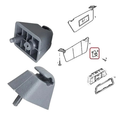 Sun Visor Mount Bracket Clips for OPEL VAUXHALL Astra F Carlton (1991-1998)