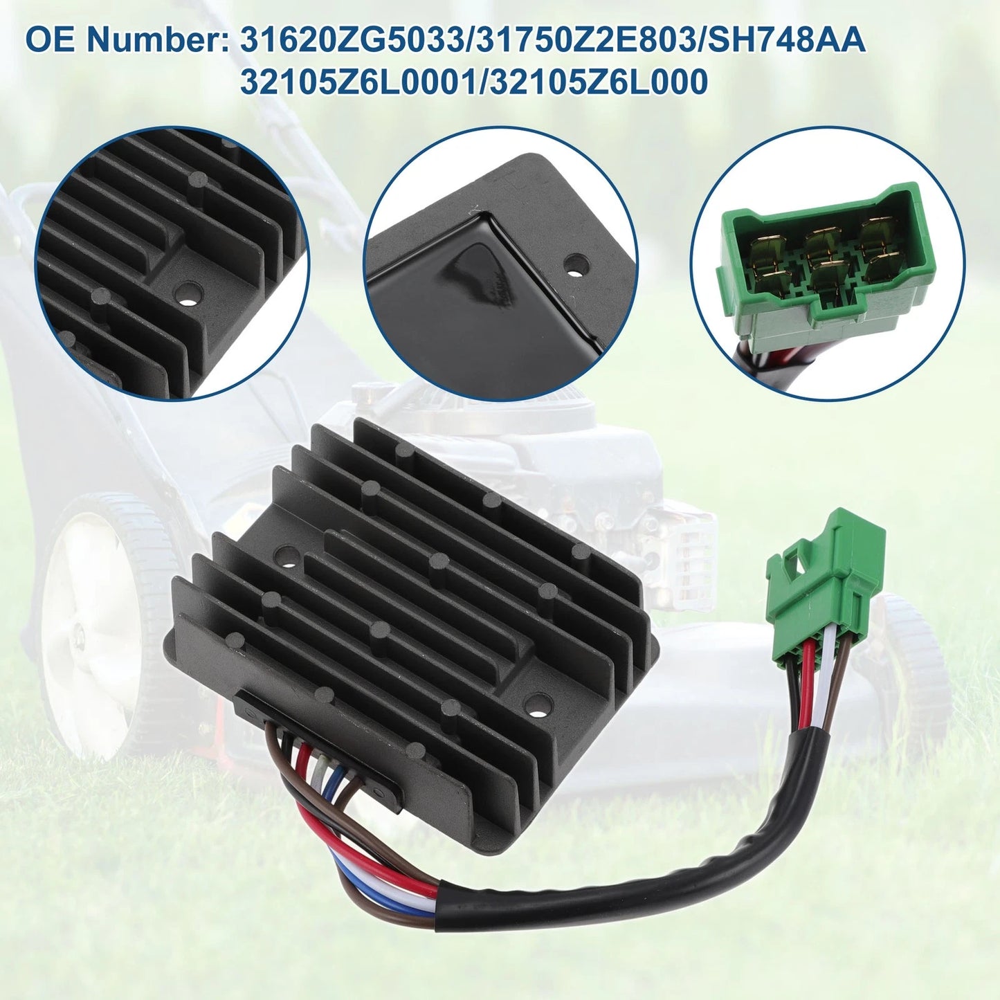 Voltage Regulator Rectifier for Honda GX270, GX440, GX610, GX620