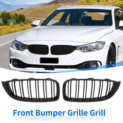 Matte Black Kidney Grille for BMW F32 (2013-2018)
