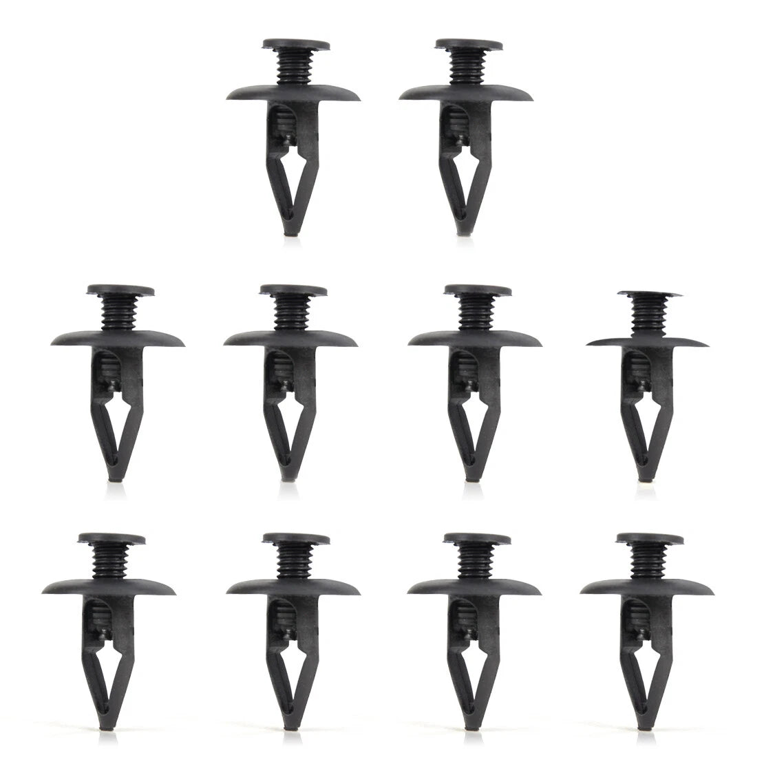 50 x Nylon Fastener Rivet Push-Type Retainer Clips