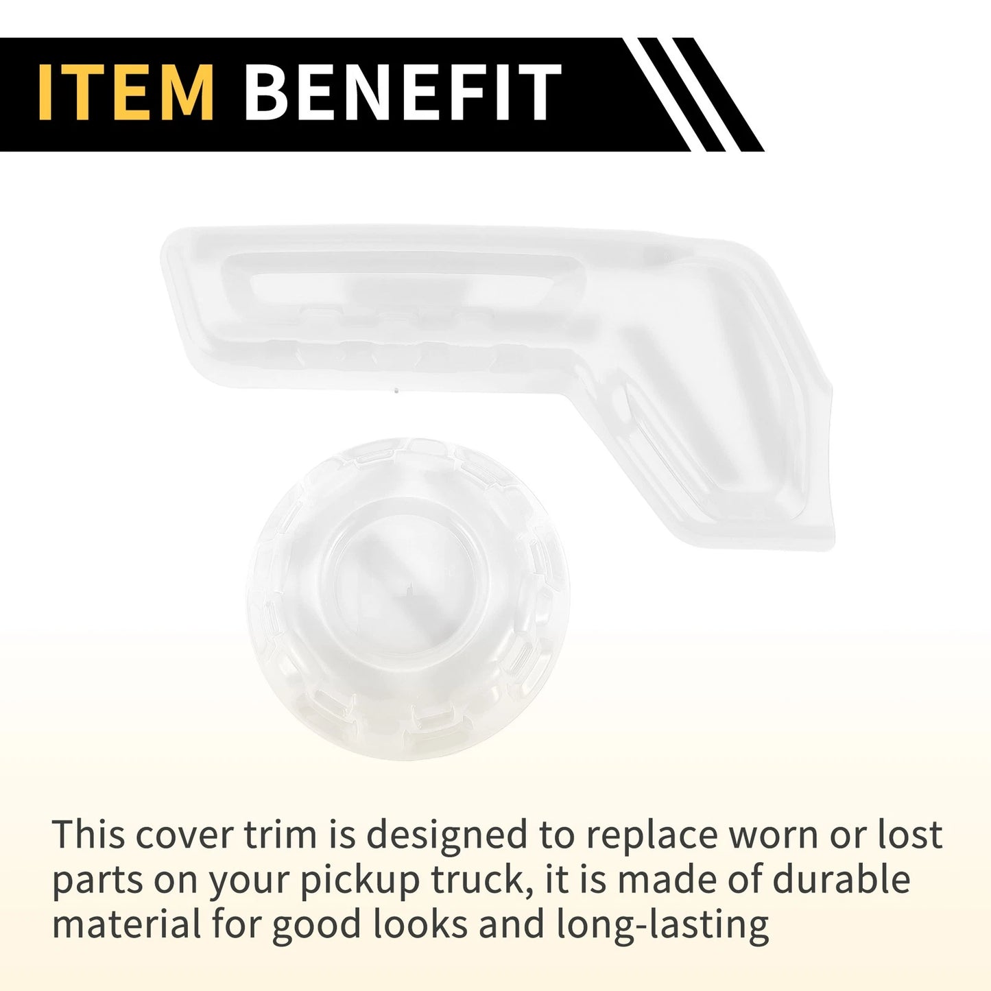Seat Adjustment Button Cover Trim for Jeep Gladiator JT (2018-2024) White
