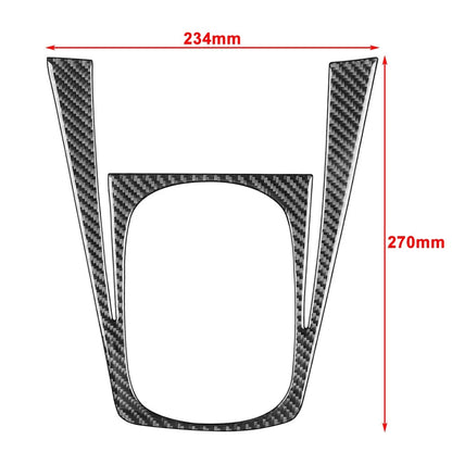 Carbon Fiber Red Gear Shift Panel Cover Trim for Volkswagen Passat (2001-2005)