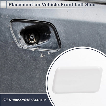 Front Left Bumper Headlight Washer Nozzle Cover for BMW X3 (2011-2017)