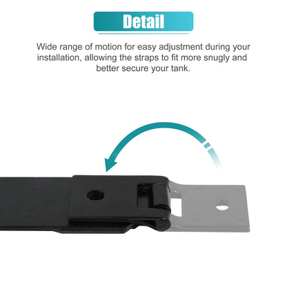 Fuel Tank Straps Set for Ford F-250 Super Duty (1999-2010)