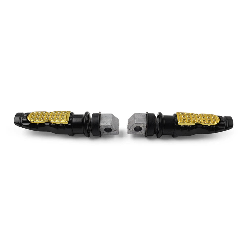 8MM Universal Gold Rear Footrest Pegs for Harley & Honda