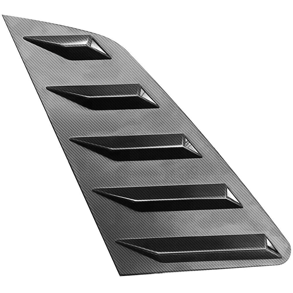 Carbon Look Rear Quarter Window Glass Louver for Audi A3 S3 (2021–2023)