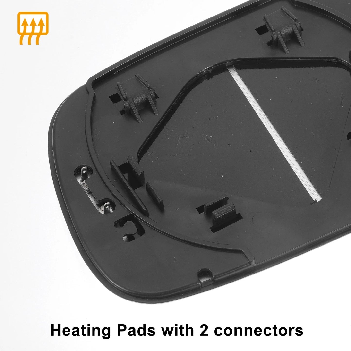 Right Side Heated White Mirror Glass for Honda HR-V CR-V (1996-2006)