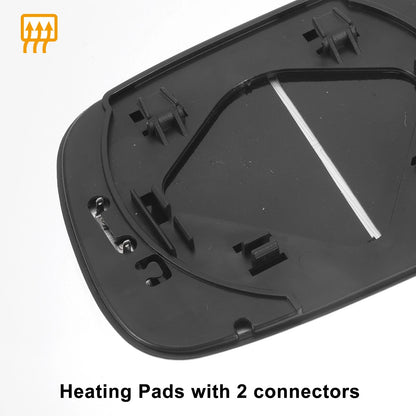 Right Side Heated White Mirror Glass for Honda HR-V CR-V (1996-2006)