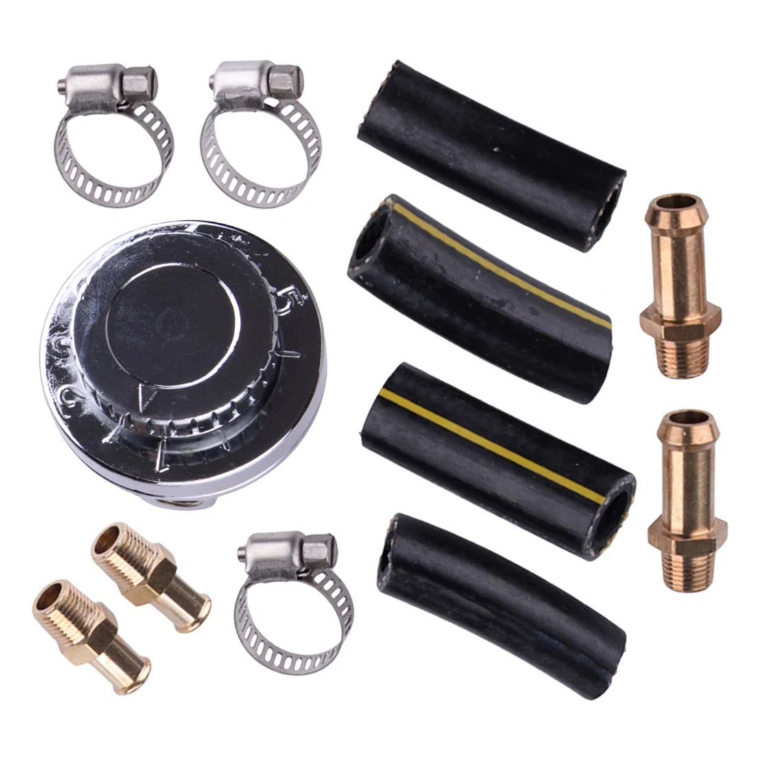 Adjustable Fuel Pressure Regulator Kit for Carburetor Engine (Universal)