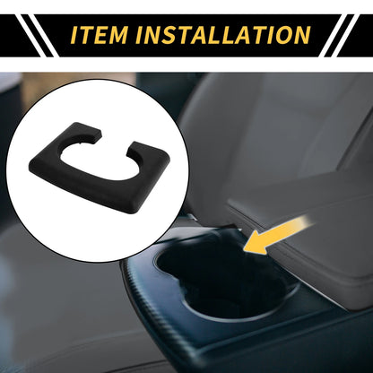 Center Console Cup Holder Pad for Ford F-150 (2004-2014) Black Replacement