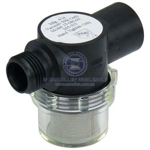Shurflo Water Strainer 1/2" Male Inlet 1/2" Female 50 Mesh for Marine Use