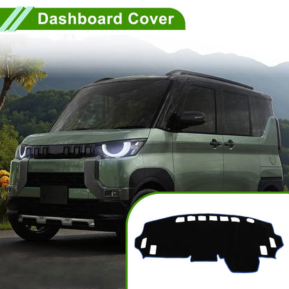 Dashboard Cover Black Blue for Mitsubishi Delica B34A B35A B37A