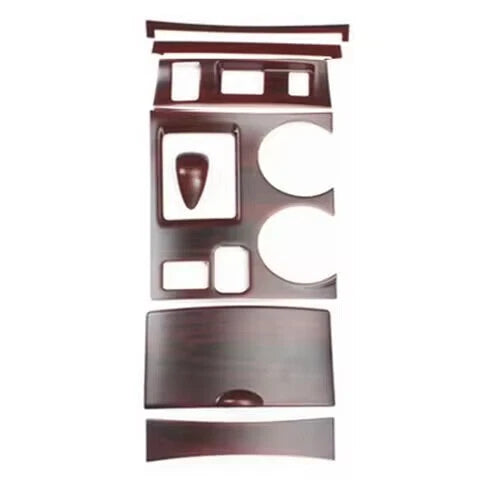 Matte Woodgrain Console Shift Panel Trim Cover for Toyota Highlander(2008–2013)