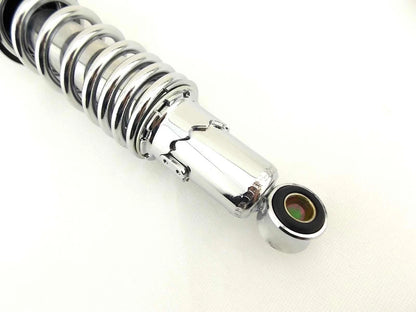 300mm JBS Chrome Rear Shock Absorbers for Yamaha SR250 (1980-1982)